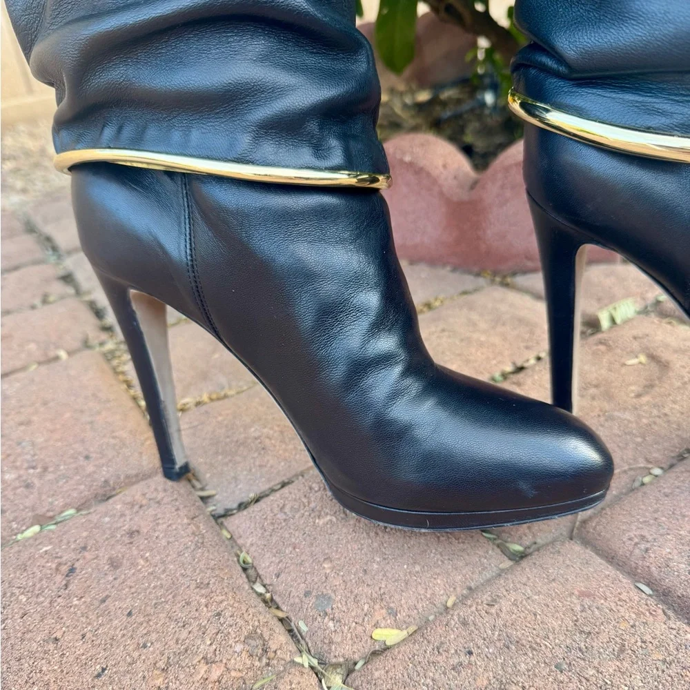 Sergio Rossi Leather boots Size 36 - Picture 6 of 9